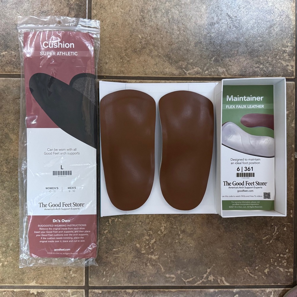 The Good Feet Store Maintainer 6 | 361  & Cushion Inserts Men 9-10 Women 10-11